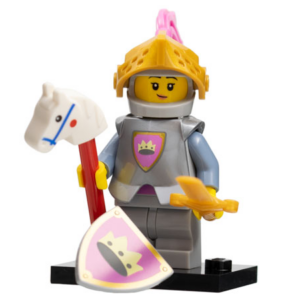 col23-11 - Knight of the Yellow Castle, Series 23 (Complete Set with Stand and Accessories)