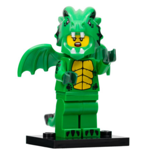 col23-12 - Green Dragon Costume, Series 23 (Complete Set with Stand and Accessories)
