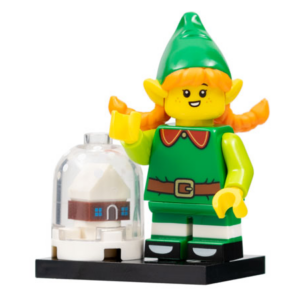 col23-5 - Holiday Elf, Series 23 (Complete Set with Stand and Accessories)