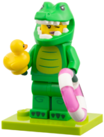 col28-8 - Crocodile Costume Fan, Series 28 (Complete Set with Stand and Accessories)